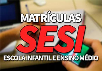 Matrículas SESI 2020