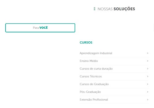 Cursos SENAI 2020